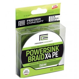 Шнур плетеный Feeder Concept Powersink Dark Brown 150/013
